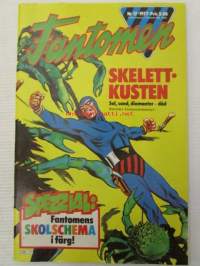 Fantomen 1977 nr 17 Spezzial -ruotsinkielinen, mukana lukujärjestys