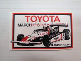 Toyota March F-3 / Nurminen Racing -tarra