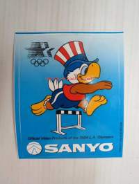 Sanyo - Official Video Products of the 1984 LA Olympics -tarra