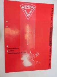 Kemppi hitsauskoneita kaikkiin sähköhitsaustarkoituksiin - myyntiesite / sales brochure