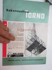 Rakennushissi Torno -myyntiesite / sales brochure