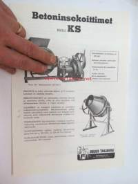 Betoninsekoitin malli KS -myyntiesite / sales brochure