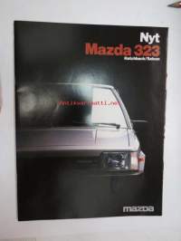 Mazda 323 Hatchback / Saloon 1983 -myyntiesite / sales brochure