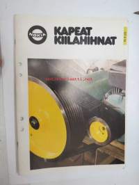 Nokia - Kapeat kiilahihnat Ki 3 - tuoteluettelo & tietopaketti standardeineen (laskukaavat ym.) - teknistä tietoutta / v-belt catalog with technical information