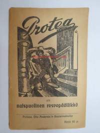 Protea eli naispuolinen rosvopäällikkö -jännityskertomus, 1919