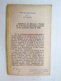 Inspektören för fiskerierna i Finland H.J. Holmbergs underdåniga berättelse om sin werksamhet under år 1863 -kalastuksentarkastajan vuosikertomus 1863, 1