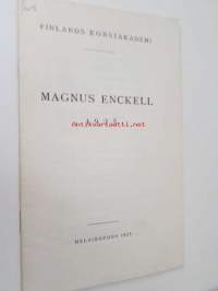 Magnus Enckell - Finlands Konstakademi -näyttelyluettelo 1925