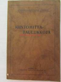 Kiintomittataulukkoja - Apuneuvoja erilaisissa mitoissa ilmaistujen puutavaramäärien todellisen kiinteän kuutiomäärän laskemiseksi