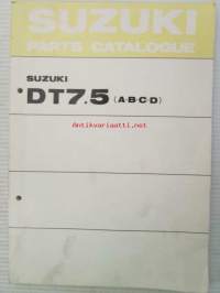 Suzuki DT7,5 (A,B,C,D) - Parts Catalogue -perämoottori varaosaluettelo