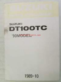 Suzuki DT100TC '90model - Parts Catalogue sis. mikrofilmin -perämoottori varaosaluettelo, katso kuvista tarkemmat mallimerkinnät