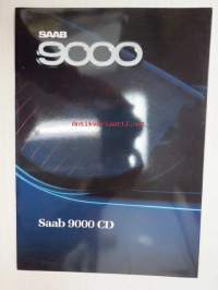 Saab 9000 CD 1988 -myyntiesite / brochure