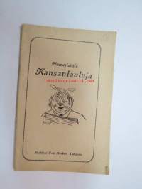 Humoristisia kansanlauluja (Merkur, Tampere 1927) -humorous folk songs