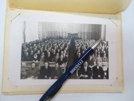 Kauttuan uuden kansakoulun vihkiäistilaisuus 19.11.1950 -valokuva / photograph, school inauguration