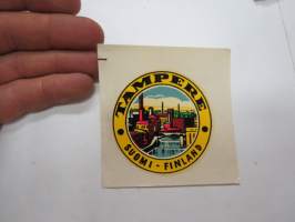 Tampere -vesisiirtokuva 1960-luvulta -water decal