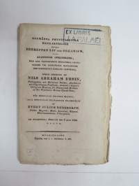 Allmänna physiologiska betraktelser öfver begreppen lif och organism, akademisk afhandling... under inseende af Nils Abraham Ursin... af Evert Julius Bonsdorff, 8