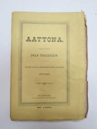 Aattona. -venäläinen kaunokirjallinen teos / russian novel