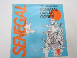 Senegal - Dakar - Goree - Carte touristique - tourist map - kartta