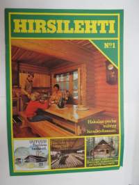 Hirsilehti nr 1 - Honkarakenne Oy asiakaslehti -customer magazine / cottage brochure