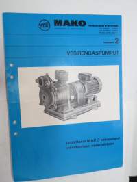 Mako vesirengaspumput -myyntiesite / brochure