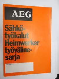 AEG sähkötyökalut - Heimwerker työvälinesarja -myyntiesite / brochure