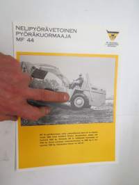 Massey-Ferguson 44 pyöräkuormaaja -myyntiesite / brochure, loader