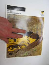 Massey-Ferguson 500 telakuormaaja -myyntiesite / brochure, loader