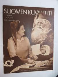 Suomen Kuvalehti 1959 nr 50, ilmestynyt 12.12.1959, sis. mm. seur. artikkelit / kuvat / mainokset; Kansikuva 