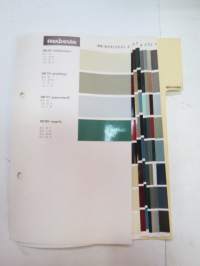 Daimler-Benz / Mercedes-Benz - 8 sivua Standox / Herberts värimalleja -colour samples