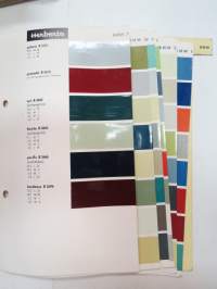 BMW - 7 sivua Standox / Herberts värimalleja -colour samples