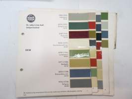 DKW - 4 sivua / pages Lack-Lechler - Chr. Lechler & Sohn Nachf. värimalleja -colour samples