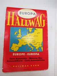Hallwag Europa -tiekartta / road map