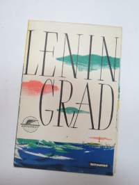 Intourist - Leningrad -map & guide