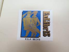 Ex Libris Eila Becks -kirjanomistajanmerkki / book owner´s mark