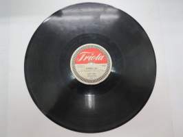 Triola T 4263 Olavi Virta - Zambesi foksi / Janne parka foksi -savikiekkoäänilevy, 78 rpm