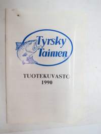 Tyrsky Taimen - tuotekuvasto 1990 -fishing gear catalog