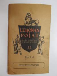 Leijonan pojat - Lauluja sotapojille ja kotirintamalle II - sävellyskilpailun tuloksia ja muita satalven 1939-40 lauluja -songs from the war time