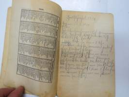 Saksalaisen koulupojan muistivihko vv. 1936-37 -german schoolboy´s notebook