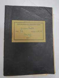 Saksalaisen koulupojan muistivihko vv. 1940-41 -german schoolboy´s notebook
