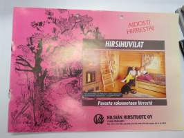 Nilsiän Hirsituote Oy - hirsihuvilat -myyntiesite -log house brochure