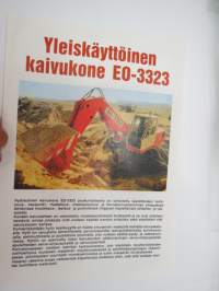 Kaivukone EO-3323 -myyntiesite / excavator brochure