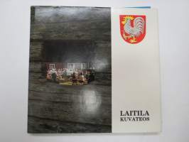 Laitila kuvateos -kuntaesittelykirja, teksti suomeksi, ruotsiksi ja englanniksi -community presentation book