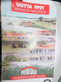 Mitta-Talo - Mittakoti -1991 talopaketin myyntiesite -fre-fab house brochure