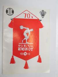 Turun Weikot 1912-1982 70 vuotta historiikki -sport club´s history