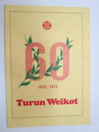 Turun Weikot 1912-1972 60 vuotta historiikki -sport club´s history