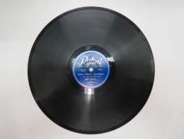 Rytmi 7006 Reino Helismaa - Nujulan talkoopolkka / Kekkerit Mäkelän kanatarhassa Rytmi-yhtye -savikiekkoäänilevy, 78 rpm 10