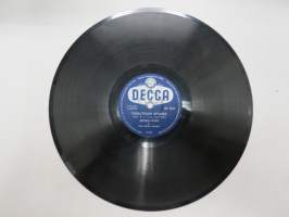 Decca SD 5327 Juha Eirto - Keskiyön tango / Metro-Tytöt - Toukokuun unelma -savikiekkoäänilevy, 78 rpm 10