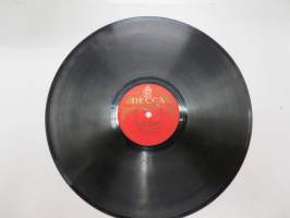 Decca SD 5035 Decca-orkesteri - Kultaa ja hopeaa / Arne Hulpersin viihdeorkesteri - Kuutamo Alsterilla -savikiekkoäänilevy, 78 rpm 10