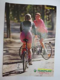 Tunturi polkupyörät 1994 -myyntiesite / bicycle brochure