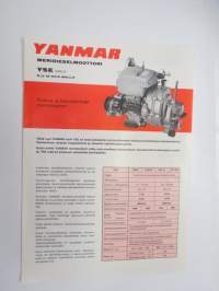 Yanmar YSE sarja  - 8 ja 12 hv mallit -myyntiesite - brochure