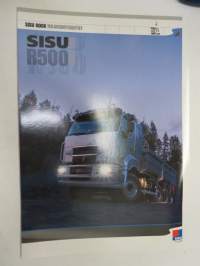 Sisu Rock maansiirtoautot Sisu R500 / R460 -myyntiesite -brochure